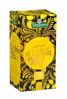 Stassen Lemon чёрный чай со вкусом лимона 25 чайных пакетиков