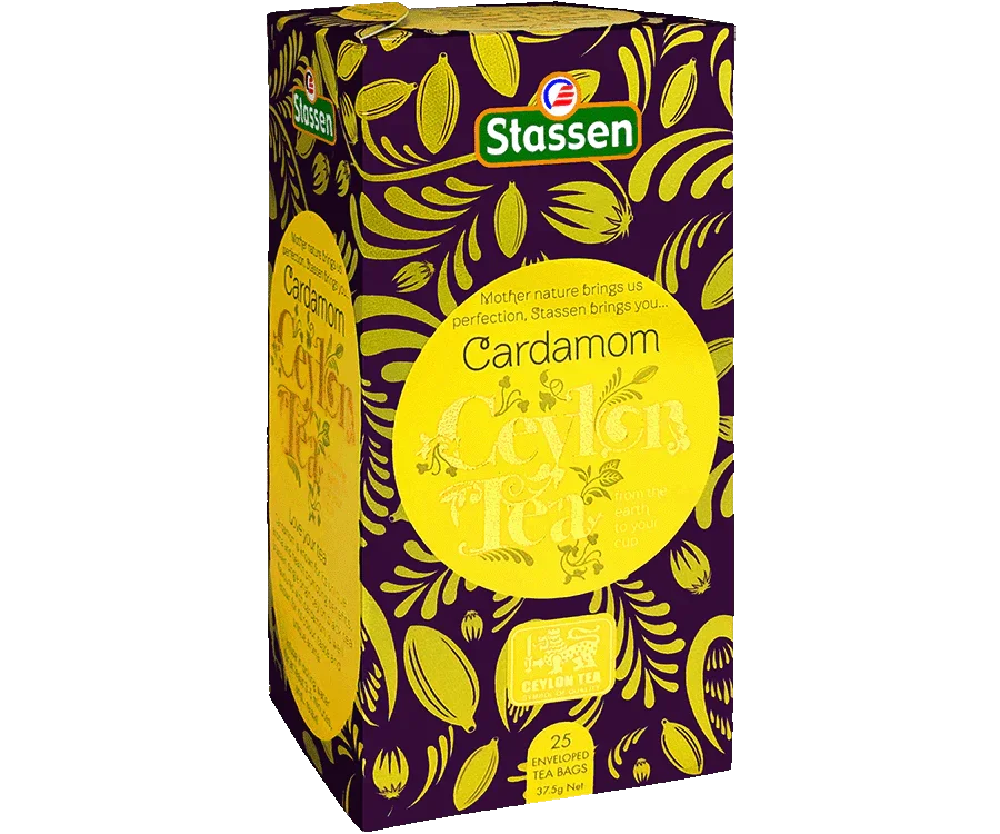 Stassen Cardamom черный чай с кардамоном 25 пакетиков