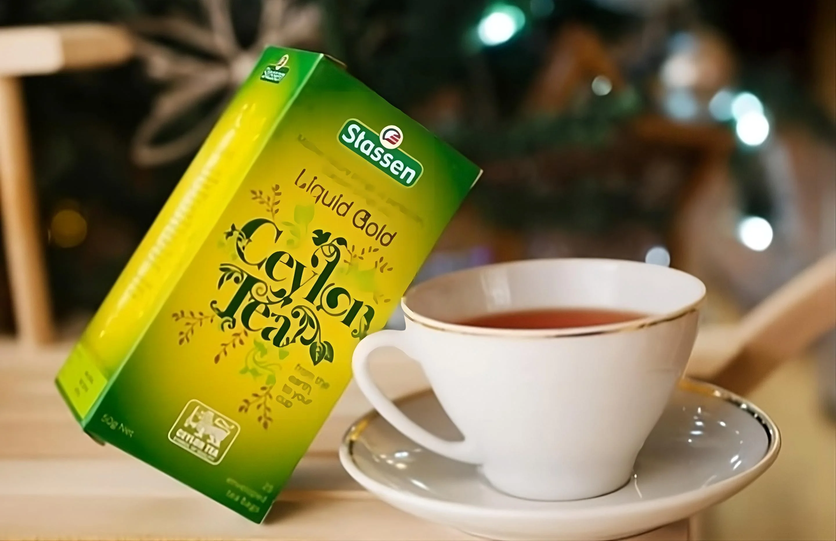 Stassen Liquid Gold Ceilonas melna tēja 25 tējas maisiņi