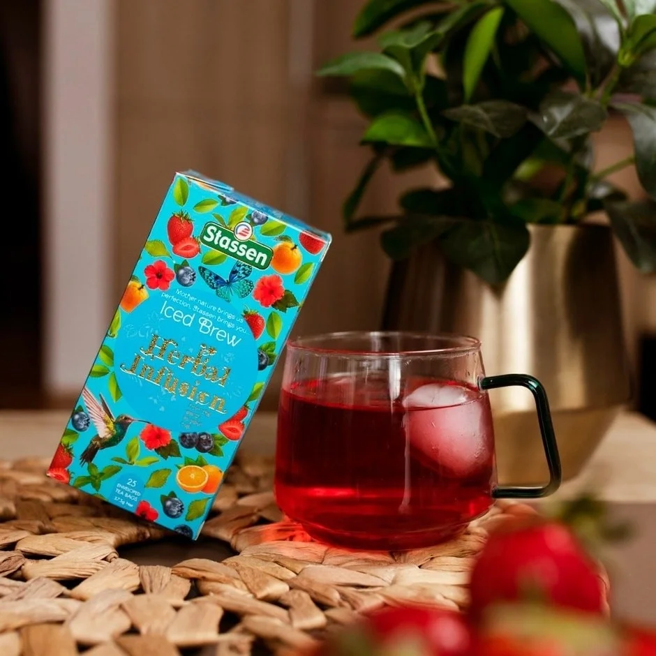 Stassen Iced Brew auksta tēja ar stēviju, 25 tējas paciņas