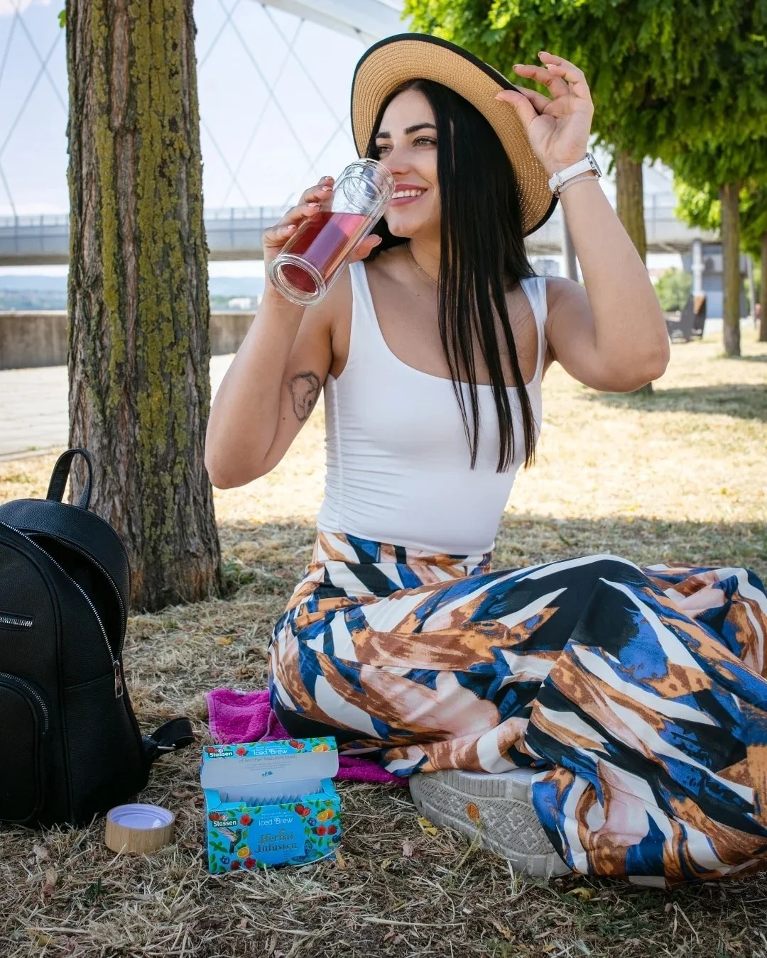 Stassen Iced Brew auksta tēja ar stēviju, 25 tējas paciņas