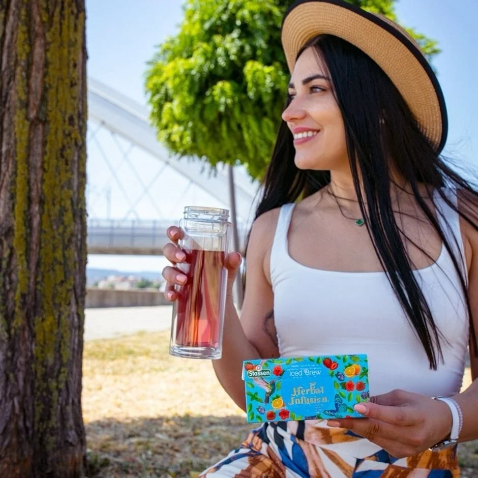 Stassen Iced Brew auksta tēja ar stēviju, 25 tējas paciņas