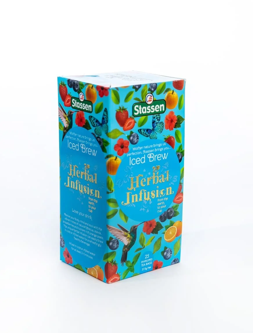 Stassen Iced Brew холодный чай со стевией, 25 пакетиков