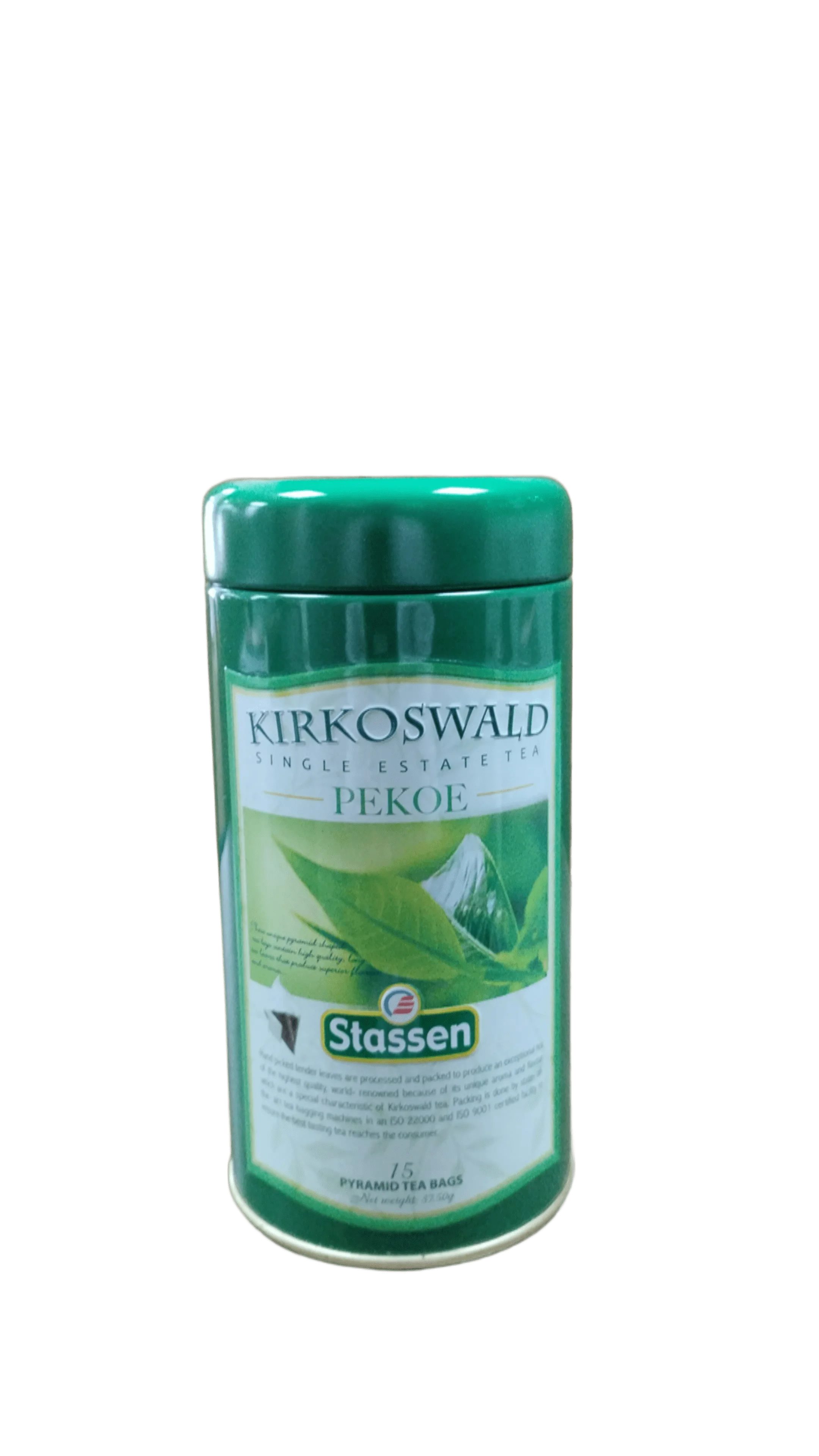 Stassen Kirkoswald Чистый Цейлонский чёрный чай 15 пакетиков-пирамидок