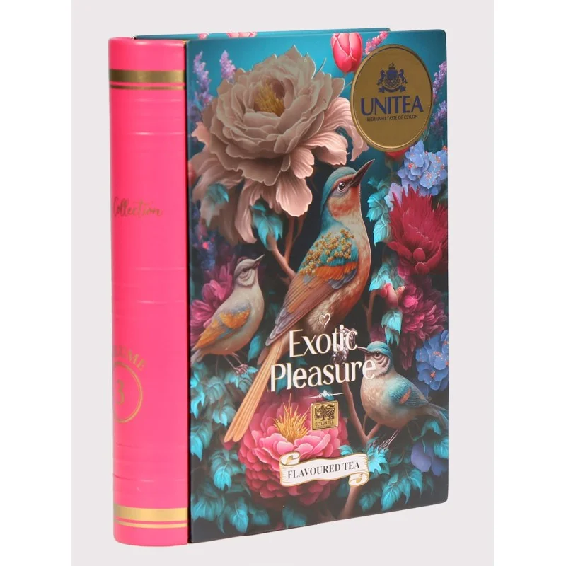 Черный рассыпной цейлонский чай с добавками UNITEA Exotic Pleasure FBOP 100 г книга
