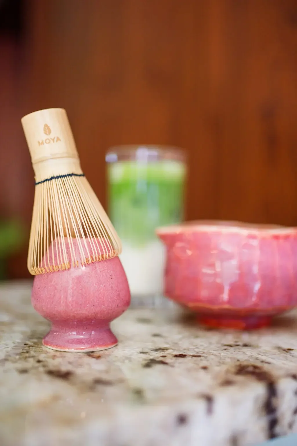 Matča tējas putojamās slotiņas turētājs - Botan MOYA