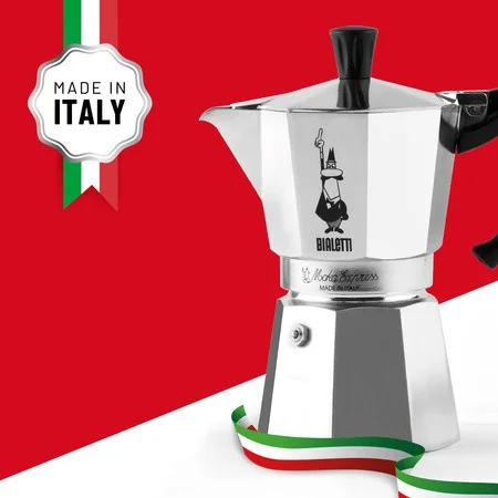Bialetti Moka Express 2 cup 100ml kafijas aparats melns