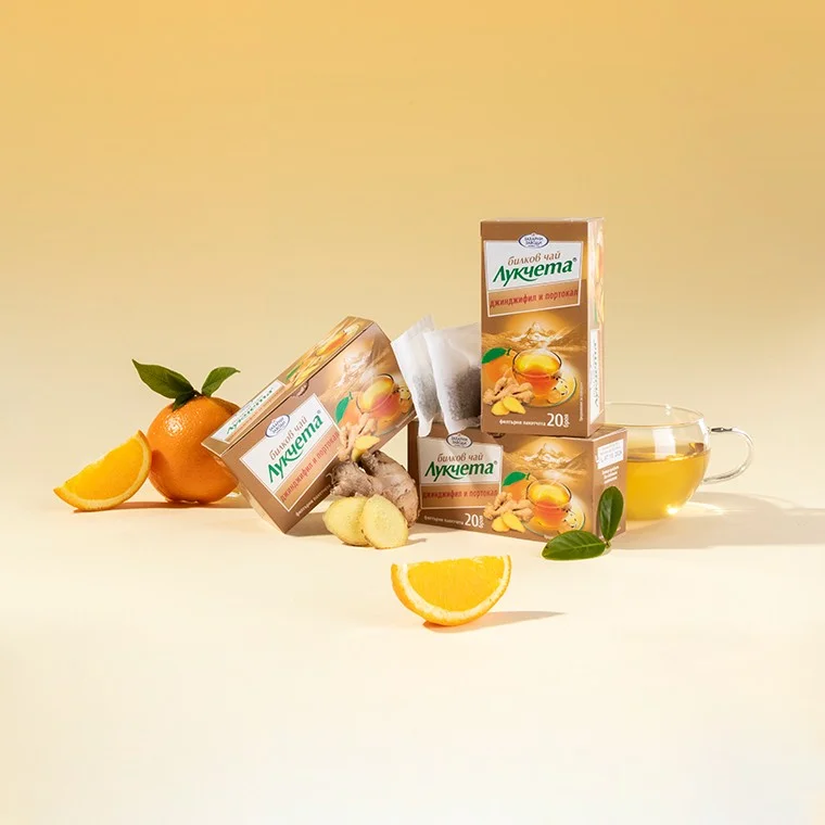 Tēja ar ingveru un apelsīnu (24g) 20gab. x 1.2g Lukcheta