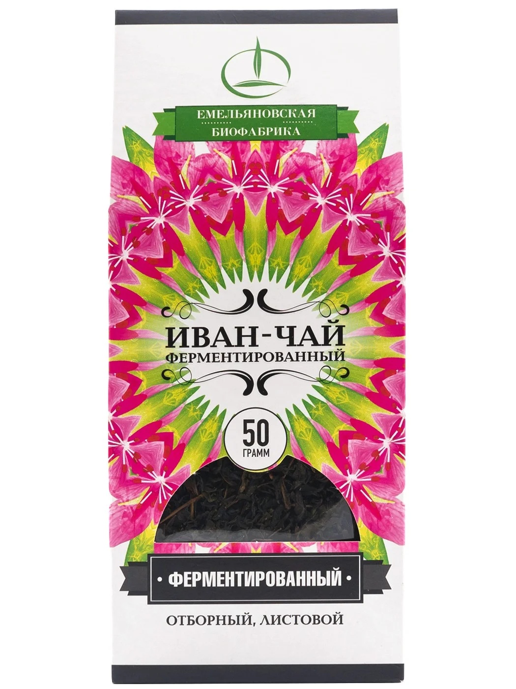 Biofabrika Ivan-tēja (ugunspuķe) fermentētas lapas, 50 g