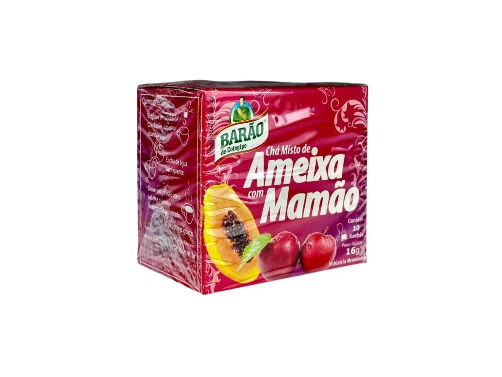 Barao plūmju-papaiju tēja, 10 tējas maisiņi, 16 g