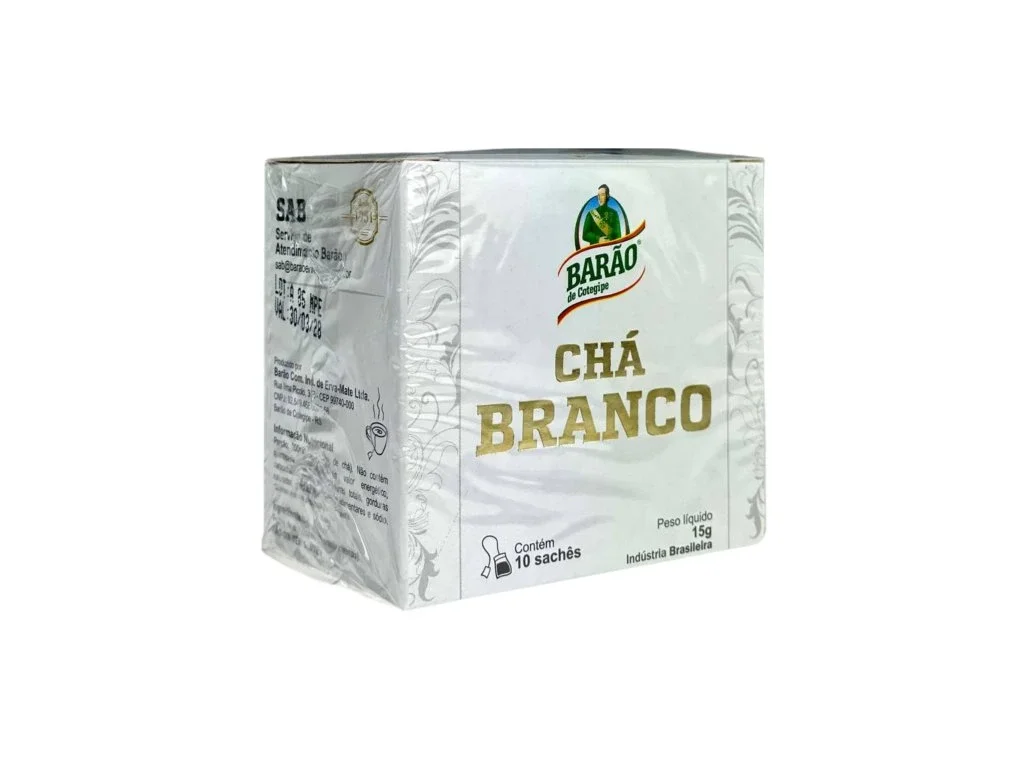 Белый Чай Barao Cha Branco, 10 пакетиков, 15 г