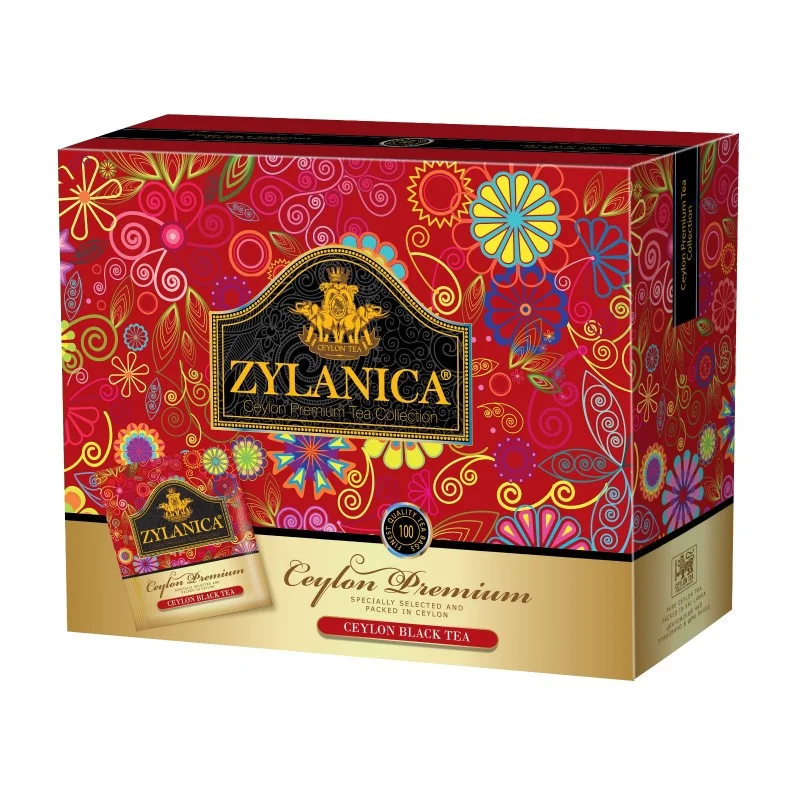 ЧЁРНЫЙ ЧАЙ ZYLANICA PREMIUM 100 ПАКЕТИКОВ x 2 Г