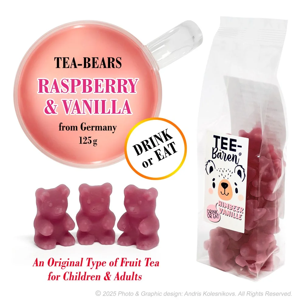 Фруктовые Чайные Mишки - Himbeer - Малиново-ванильный, 125 г