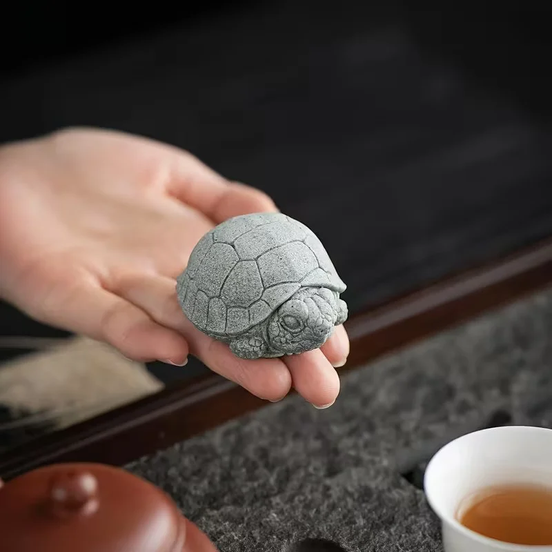 Tējas mīlulis - Akmens Bruņurupuču figūra