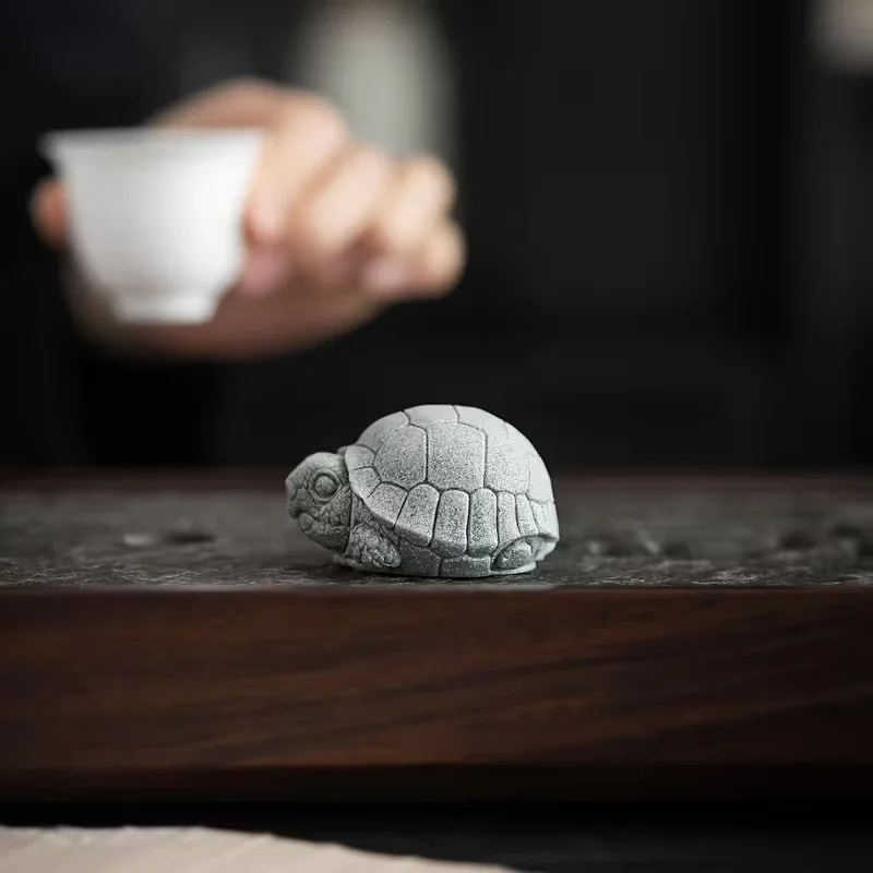 Tējas mīlulis - Akmens Bruņurupuču figūra