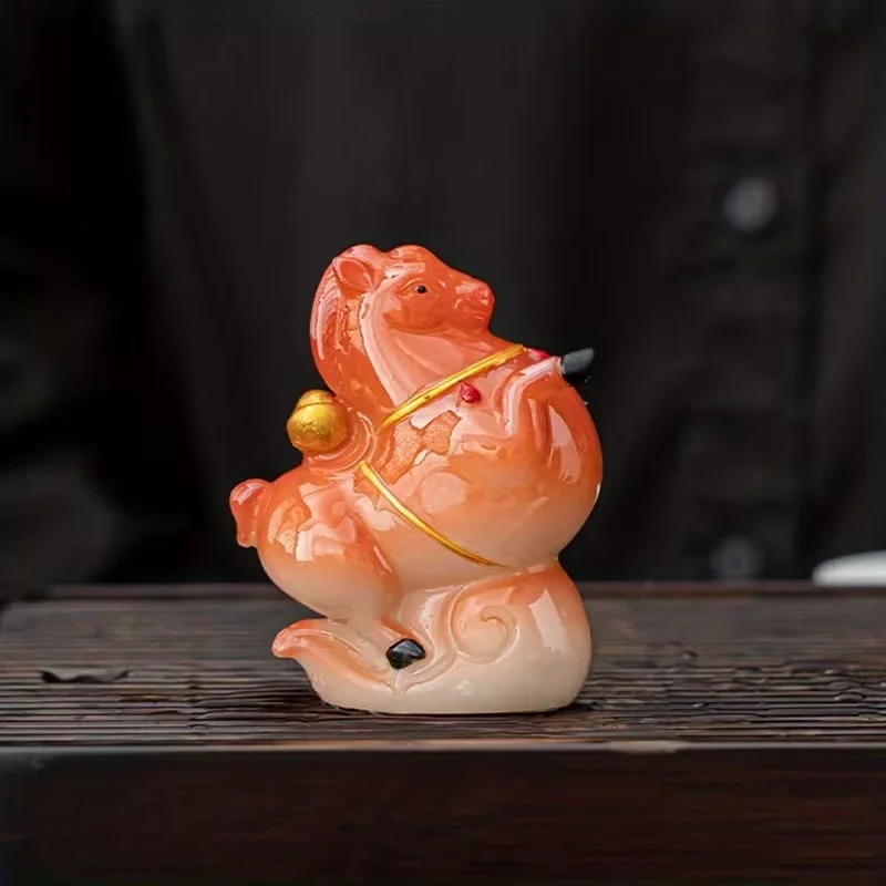 Krāsu mainošs Tējas mīlulis - Sarkanais Zirgs Tan