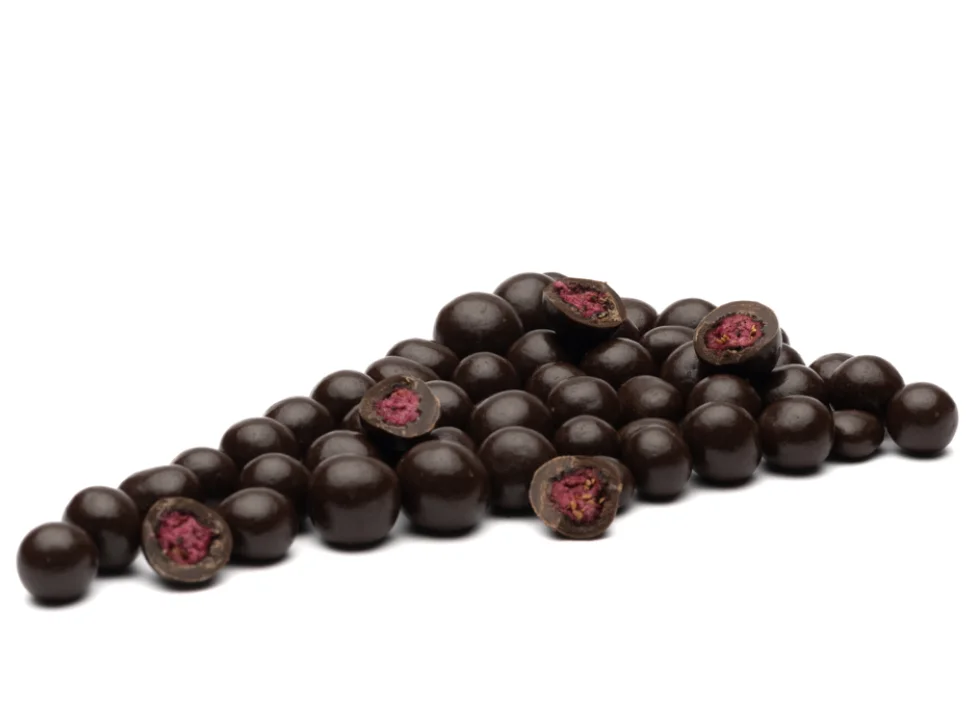 Liofilizētas mellenes tumšajā šokolādē (70%). Bez pievienota cukura, 80 g. RUTA