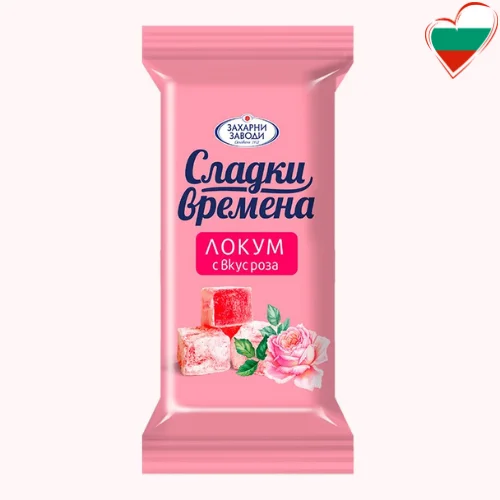 Болгарский лукум со вкусом розы 30 г Zaharni Zavodi
