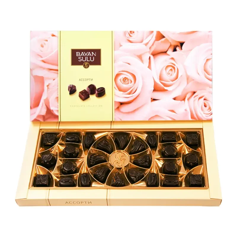 Шоколадные конфеты "BAYAN SULU" Ассорти в подарочной коробке 256 г