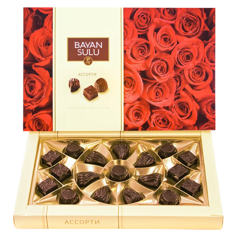 Шоколадные конфеты "BAYAN SULU" Ассорти в подарочной коробке 180 г