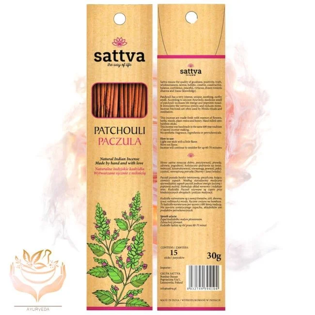 Ароматические палочки с запахом пачули N15 30G SATTVA