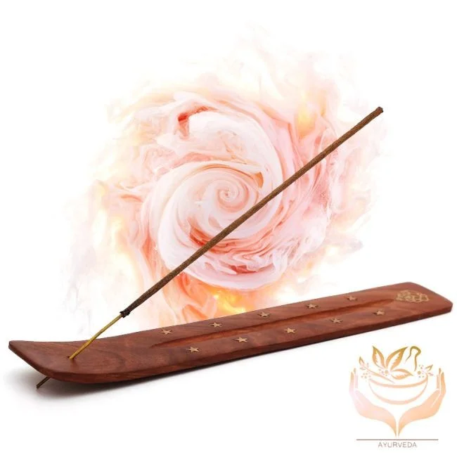 Деревянная подставка для ароматических палочек SATTVA