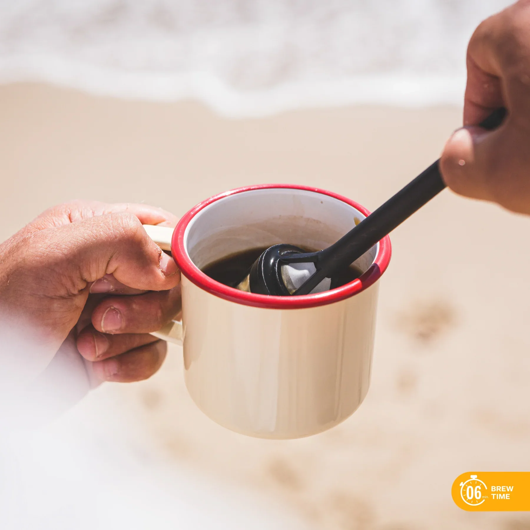 Barista Brew It Stick kafijas/tējas siets, melnais