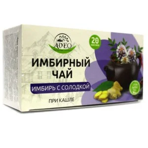 Ingvera tēja ar lakricu, 20 paciņas AVEO
