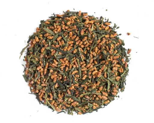 Moya Genmaicha japāņu zaļā tēja, piramīdas tējas maisiņos 15 x 1,5 g BIO