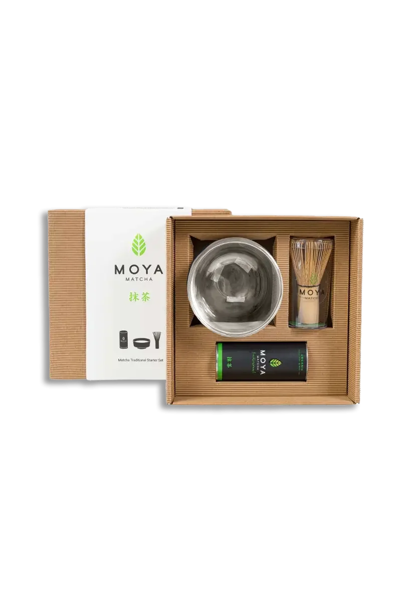 Moya Матча Starter комплект Traditional стеклянная чаша