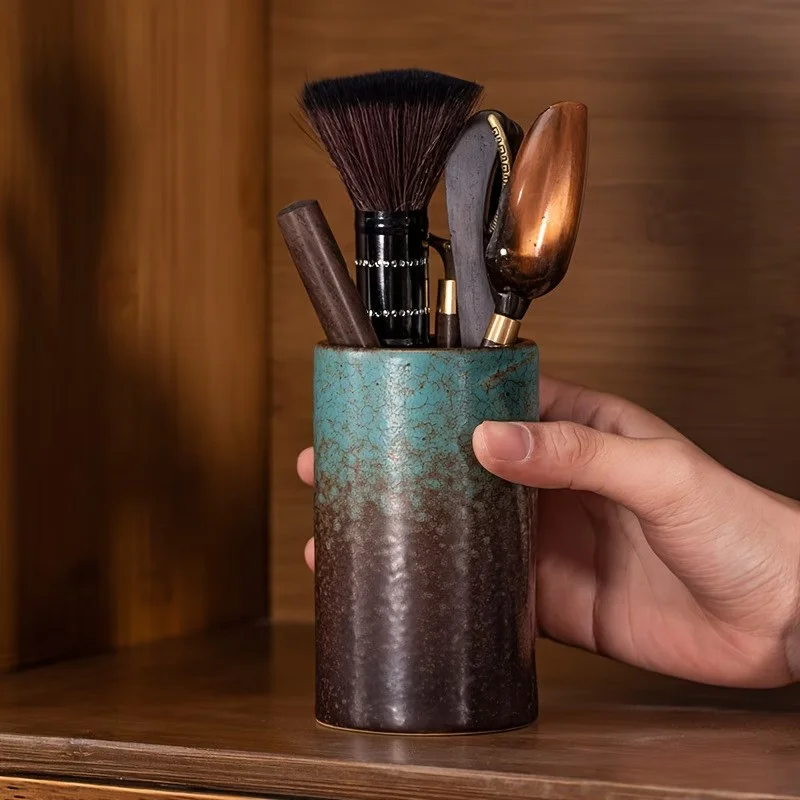 Tējas ceremonijas "Seši kungi" gongfu tējas komplekta aksesuāri