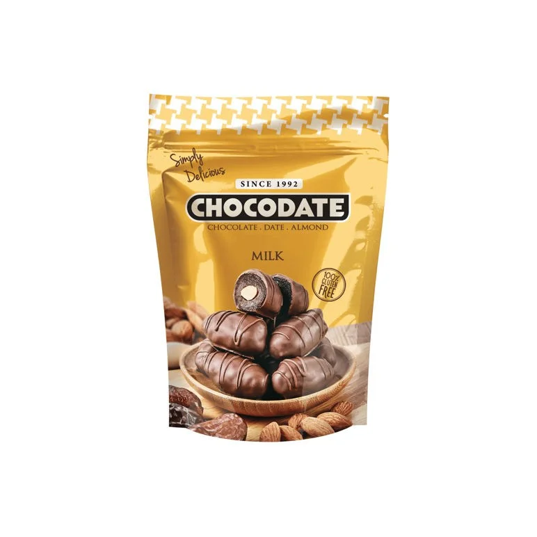 DUBAI Chocodate – финики в шоколаде с миндалем, в молочном шоколаде, 90 г