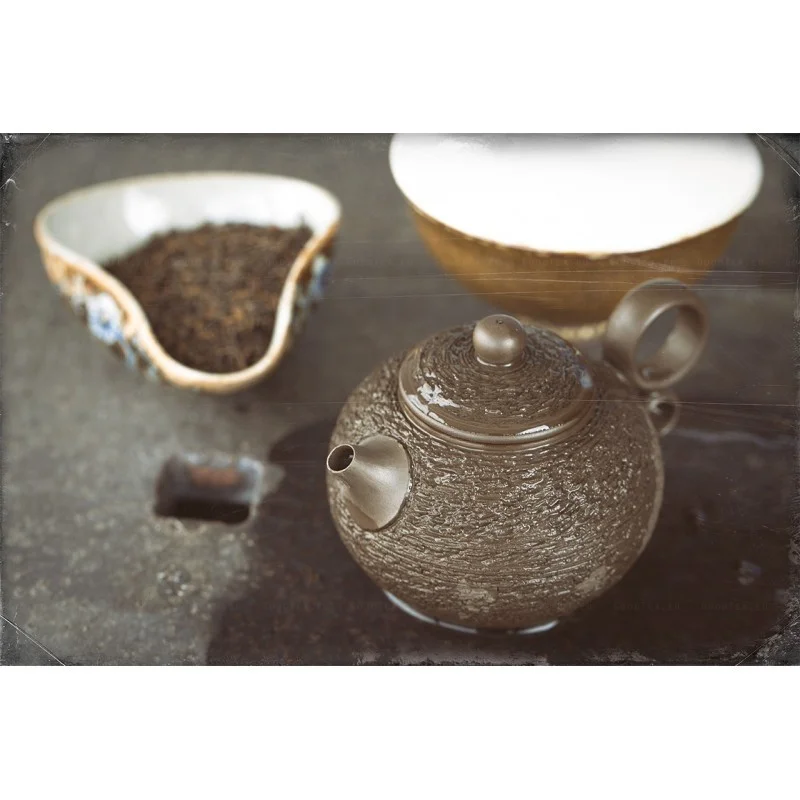 2015 Simao Palace Tribute Gong Ting Pu Er, nogatavināta Pueras tēja, 500g paka GT