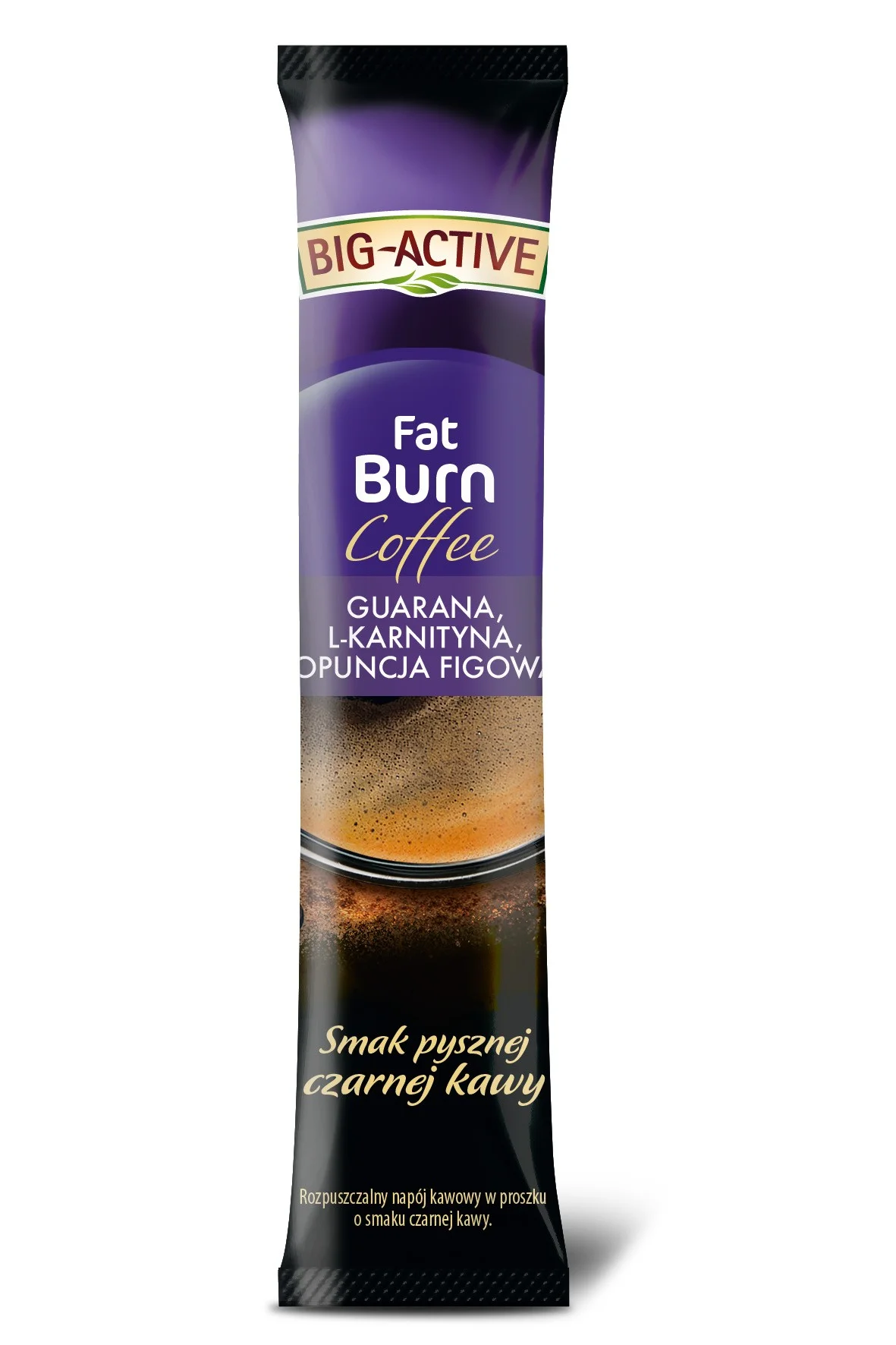 Big-Active Fat Burn Coffee – šķištoša kafija tauku dedzināšanai, 10 paciņas