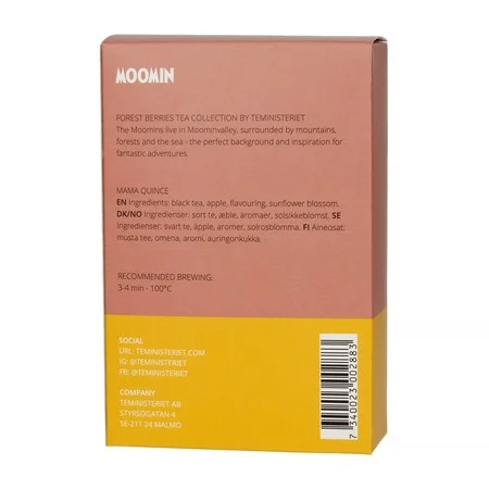 Teministeriet Moomin Mama Quince tēja - 20 piramīdas tējas maisiņi