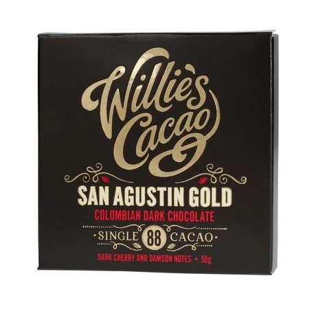 Шоколад горький Willie's Cacao - 88% San Agustin Gold Colombia 50g