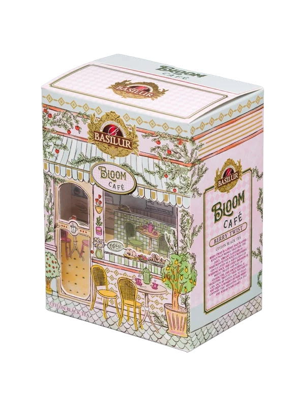 Melnā tēja BASILUR BLOOM CAFE BERRY TWIST 75g