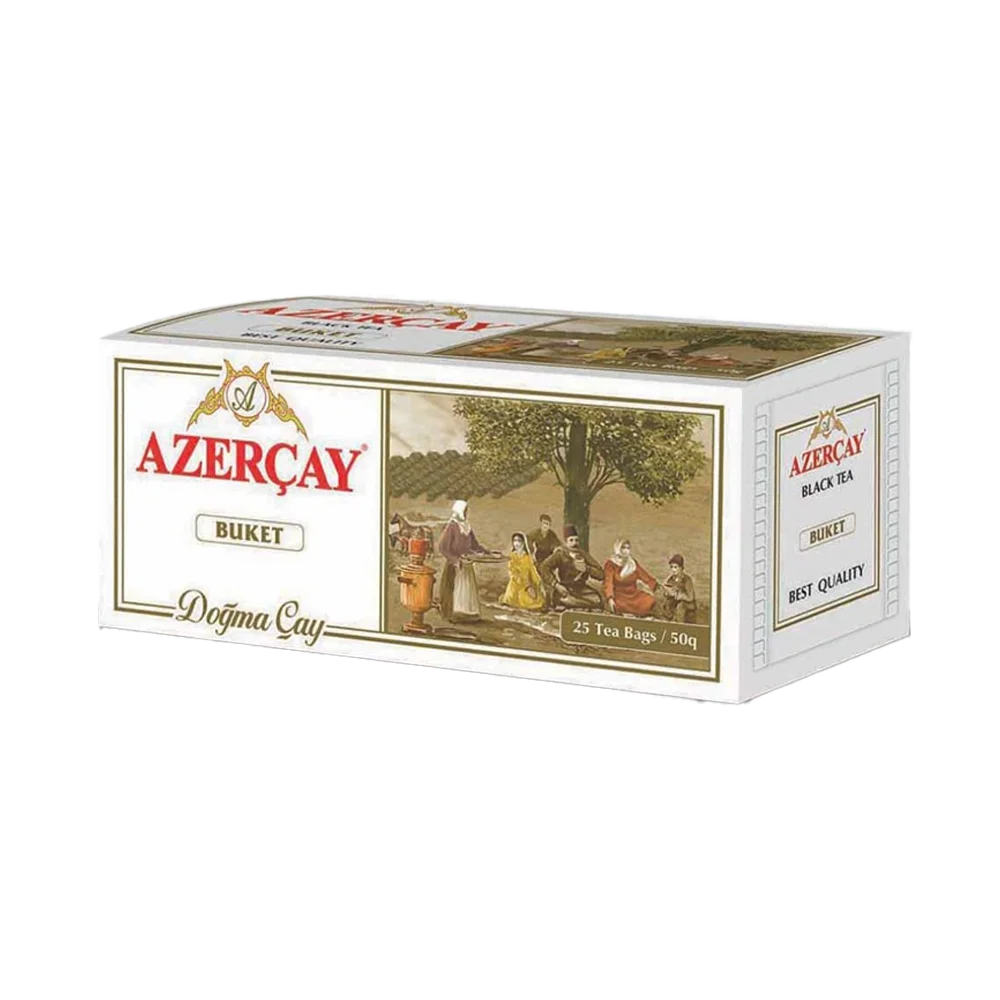Azercay BUKET Черный чай в пакетиках, 50 г