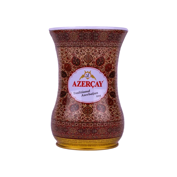 AZERCAY ARMUDU KOVER Чай чёрный с чабрецом 100 г метал.подарочный набор