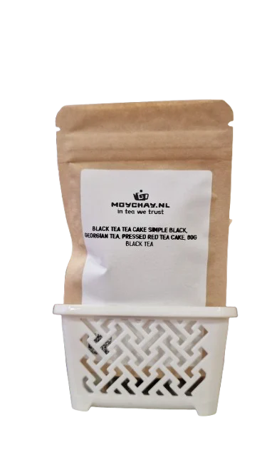 Черный чай Simple Black, грузинский чай, кусочек прессованного чая, 8г