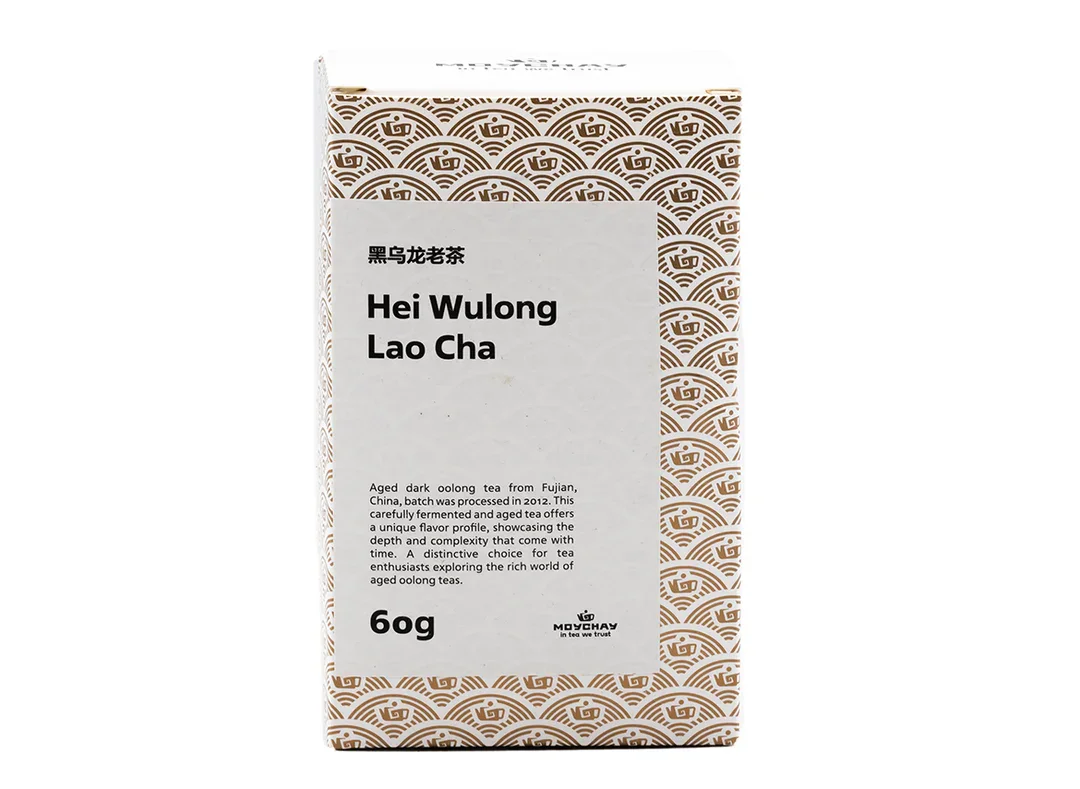 Nogatavināta tumšā vulunas tēja Hei Wulong Lao Cha, 60g