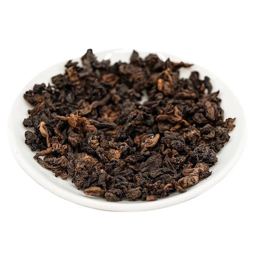 Tumšā vulunas tēja Dark Nectar Oolong (Shu Cha Liubao Tie Guanyin Jinxuan) 7g