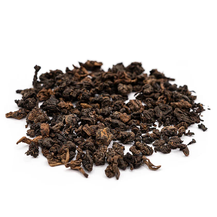 Tumšā vulunas tēja Dark Nectar Oolong (Shu Cha Liubao Tie Guanyin Jinxuan) 7g