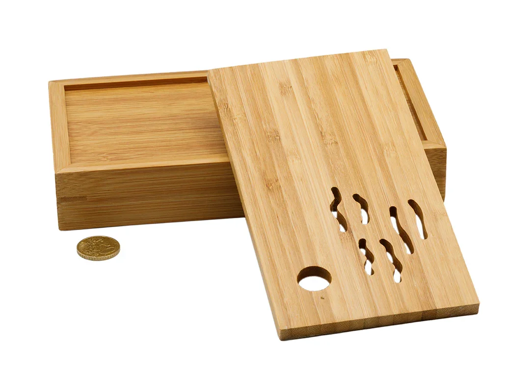 Mazs tējas galdiņš Gongfu tējas ceremonijai, tējas paplāte, čabaņa, bambuss N93449, 105 ml