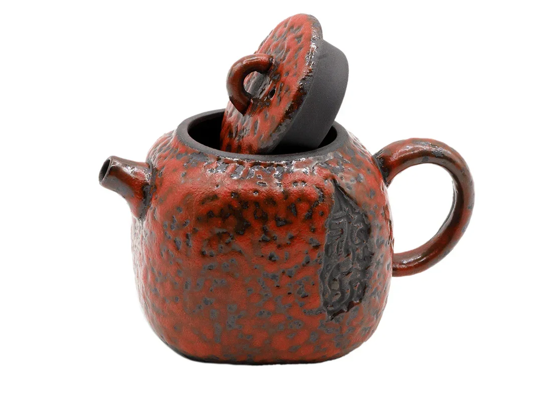 Koraļļu sarkana keramikas tējkanna N 93462, 100 ml