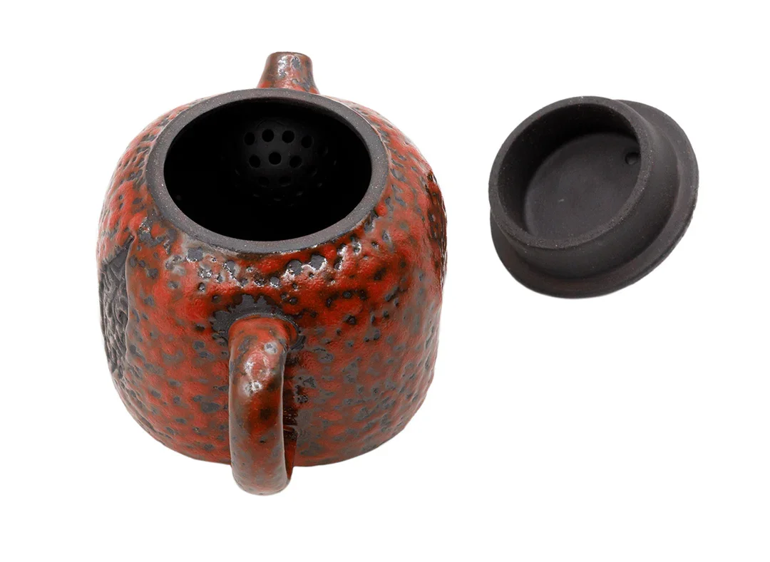 Koraļļu sarkana keramikas tējkanna N 93462, 100 ml