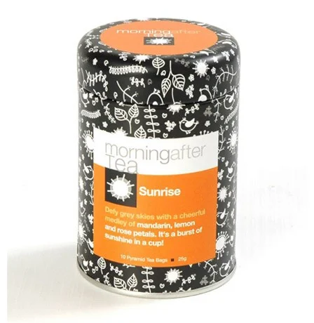 Vintage Teas SUNRISE Pyramid черный чай в шелковом пакетике 10 пирамидок метал.коробка