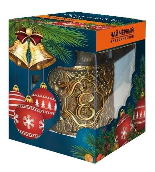 Подарочный набор Подстаканник ВЕКА с листовым чаем Краснодар